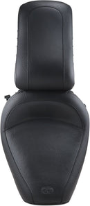 Studded 2-Up Seat Black For Harley Davidson FL 1200 1958-1977 - 30.5 CM