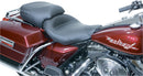 Studded Wide Touring Seat Black For Harley Davidson FLHR 1340 1997-1998 - 48.5 CM