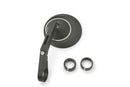 "D-MIRROR-8" Aluminium Bar End Mirror Black Long Type-R