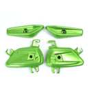 Grab Rail Cover Kit For Metallic Green (Candy Lime Green) For Kawasaki Ninja 1000 2011-2016
