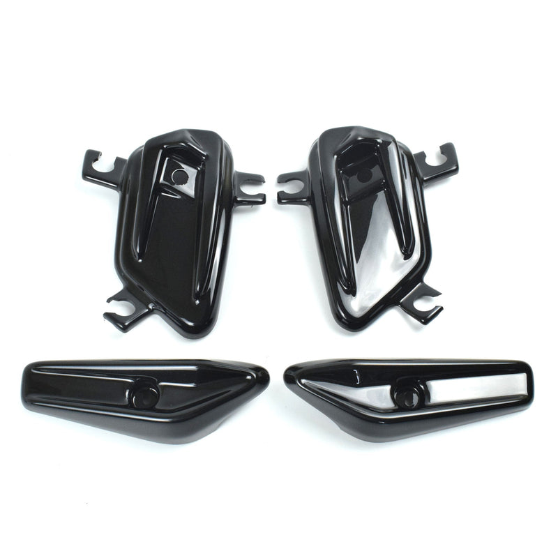 Grab Rail Cover Kit For Metallic Black (Metallic Spark Black) For Kawasaki Ninja 1000 2011-2016