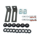 Radiator Cheeks For Metallic Red/Metallic White (Mirage Red/Glacier White) For Suzuki SV 650 N 2016-2018