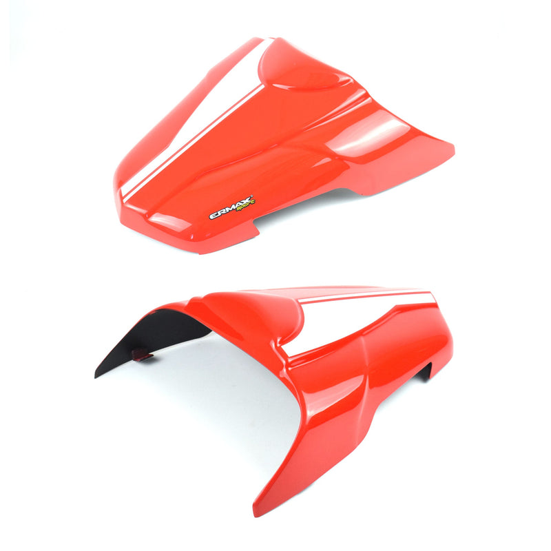 Seat Cowl For Metallic Red/Metallic White (Mirage Red/Glacier White) For Suzuki SV 650 N 2016-2018