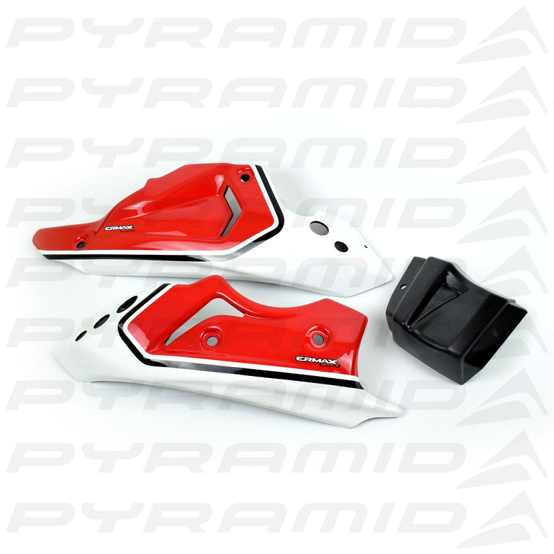 Belly Pan For Basic White  Vivid Red Cocktail 1/Racing Red/ [VRC1]  Black For Yamaha XSR 700 2016-2021