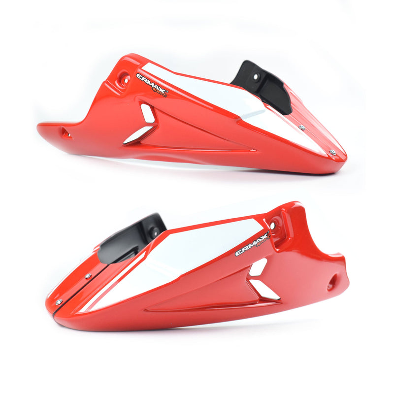 Belly Pan For Metallic White/Metallic Red (Glacier White/Mirage Red) For Suzuki SV 650 N 2016-2018