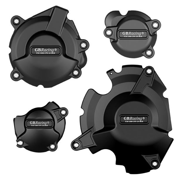 Engine Cover Set Black For Suzuki GSXR 600 2004-2005