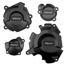 Secondary Engine Cover Set Black For Suzuki GSX-S 750 2017-2021