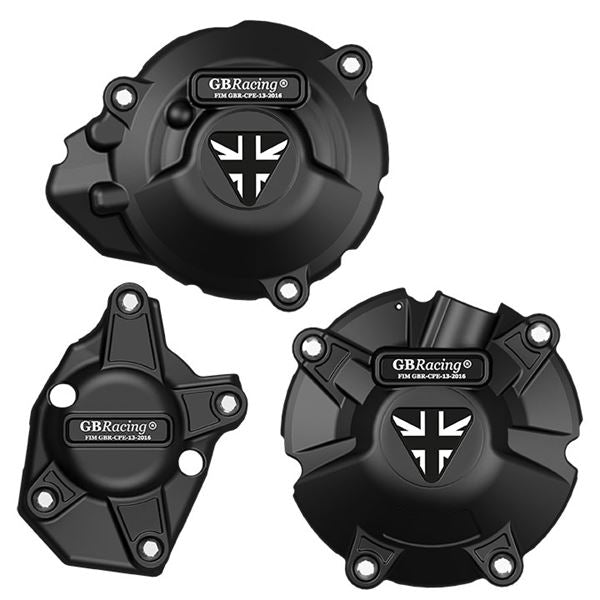 Engine Cover Set Black For Triumph Street Triple 765 2022-Current