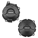 Engine Cover Set Black For Aprilia Tuono / RSV 1000 R 2004-2010