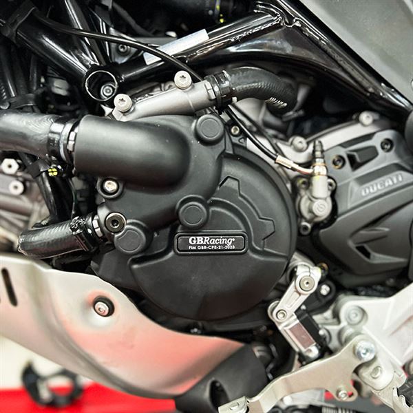 Engine Cover Set Black For Ducati Desert X 2021-2023