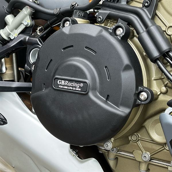 Engine Cover Clutch Cover Black For Ducati V4 Streetfighter 2023-Current