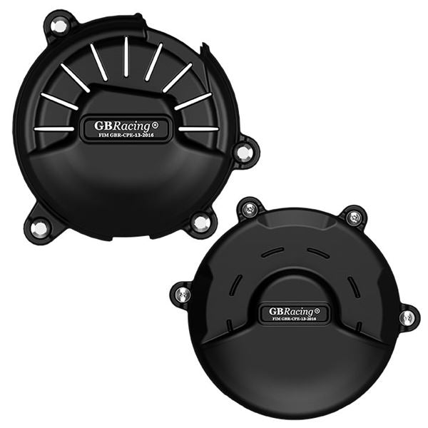 Engine Cover Set Black For Ducati V4 Streetfighter 2023-Current