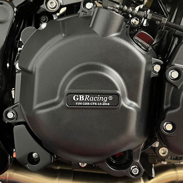 Engine Cover Secondary Clutch Cover Black For Kawasaki Z 900 RS 2018-Current