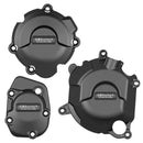 Secondary Engine Cover Set Black For Kawasaki Z 900 RS 2018-Current