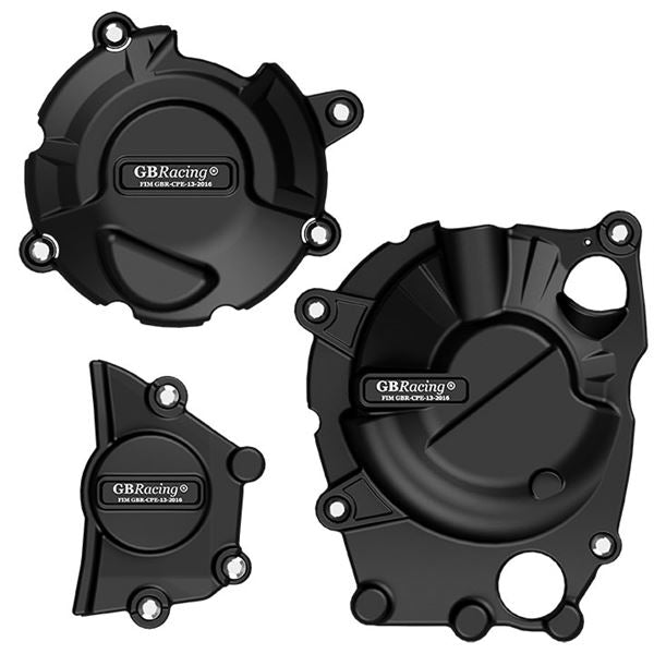 Engine Cover Set Black For Kawasaki ZX-25R 2020-Current