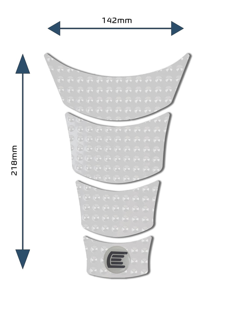 Centre Tank Pad Design A Evo Series Clear