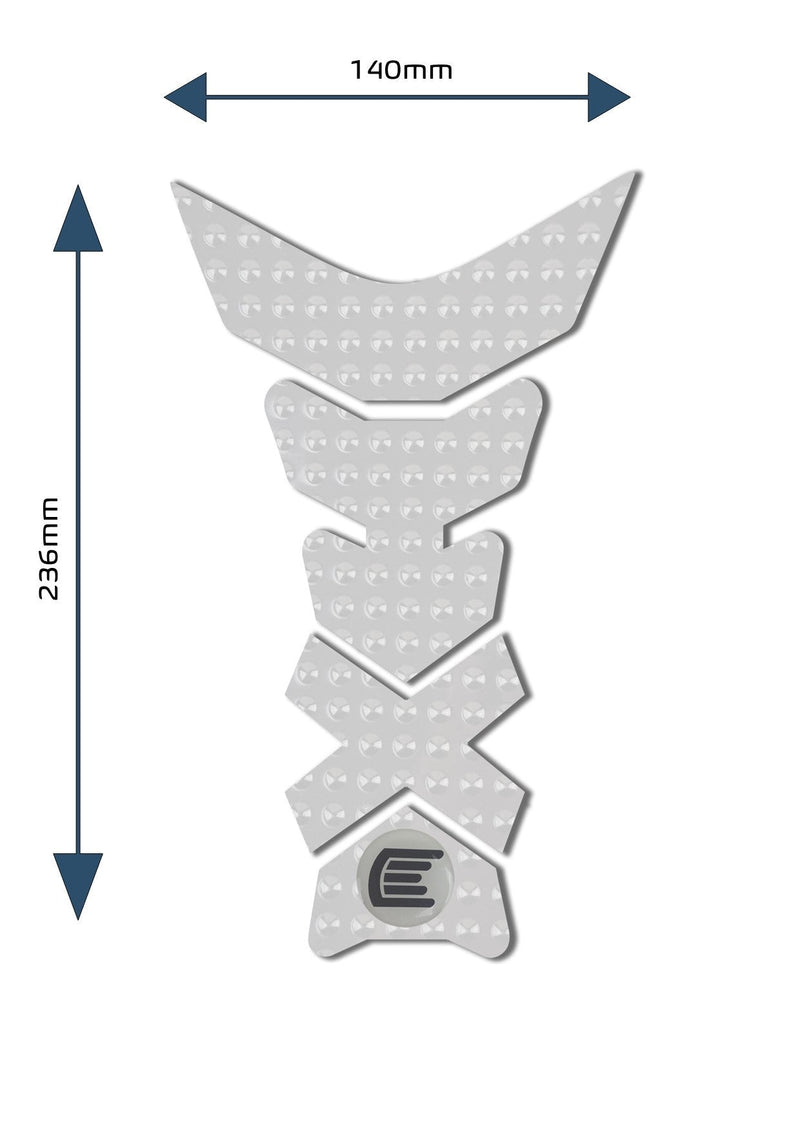 Centre Tank Pad Design C Evo Series Clear