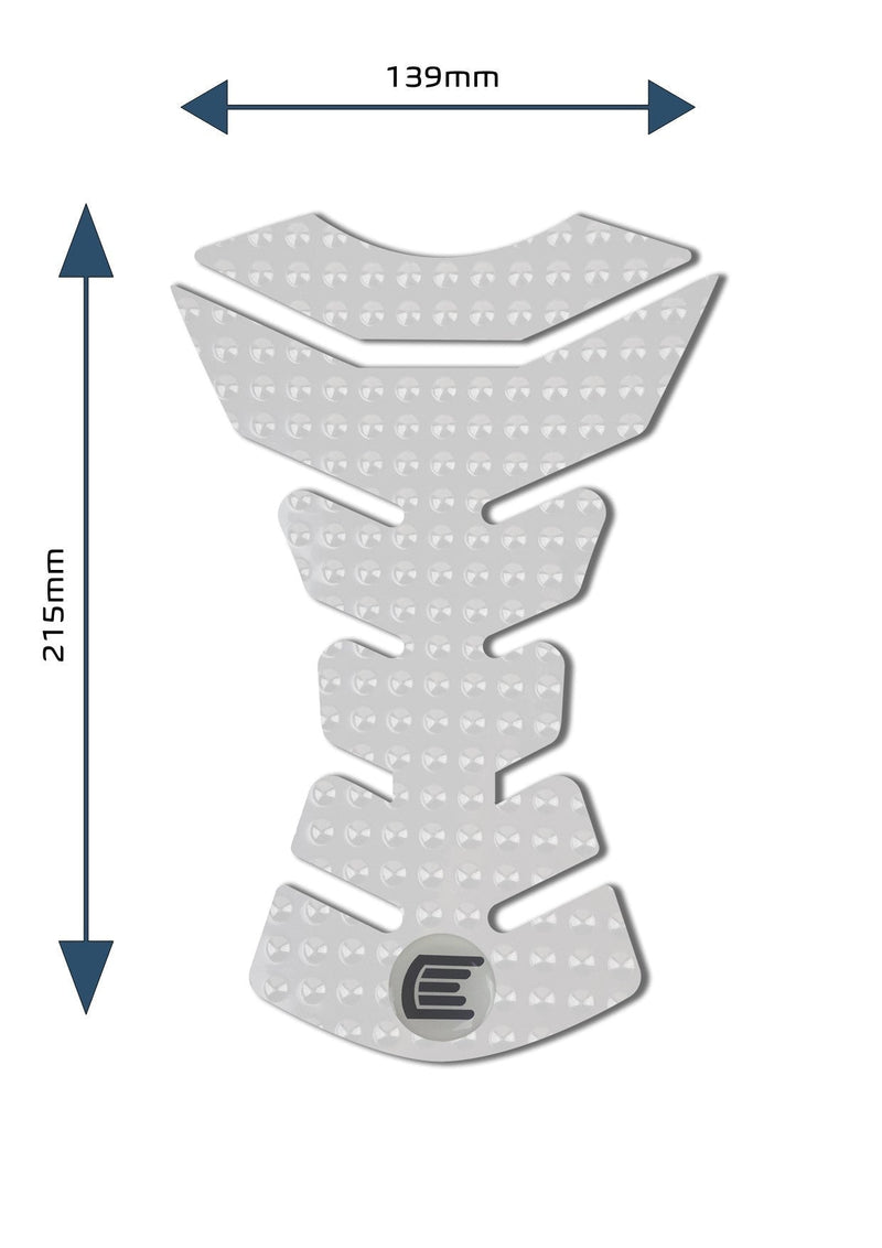 Centre Tank Pad Design D Evo Series Clear