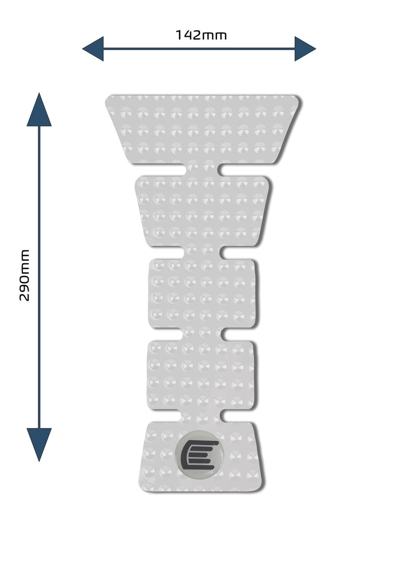 Centre Tank Pad Design E Evo Series Clear