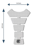 Centre Tank Pad Design F Evo Series Clear