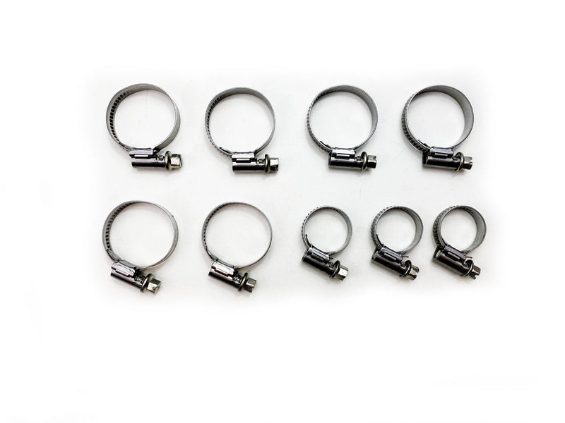 Race Clamp Kit Silver For Kawasaki ZX6-R 2009-2021