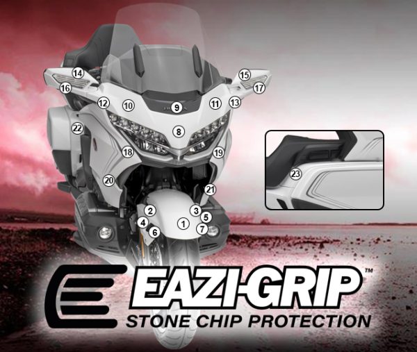 Stone Chip Protection Kit Clear Gloss For Honda GL 1800 Goldwing 2020-Current