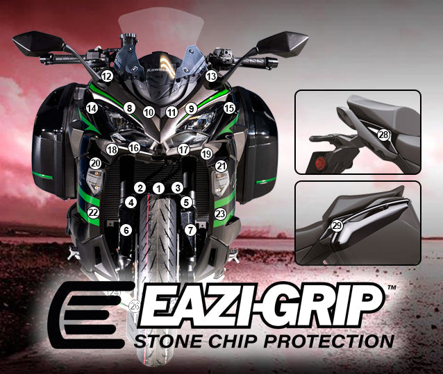 Stone Chip Protection Kit Clear Gloss For Kawasaki Ninja 1000 SX 2020-Current