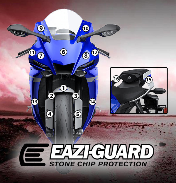 Stone Chip Protection Kit Clear Gloss For Yamaha YZF-R1/M 2020-Current