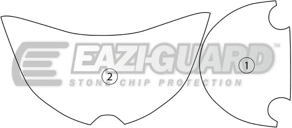 Stone Chip Protection Kit Clear Gloss For Kawasaki Z 900 RS 2017-Current