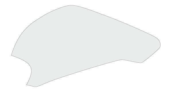 Tank Grips Clear Paint Protection Film For Ducati Monster 937 2021-Current