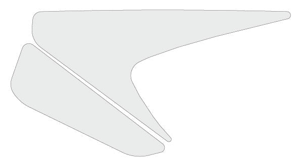 Tank Grips Clear Paint Protection Film For MV Agusta Brutale 1000 RR 2020-Current