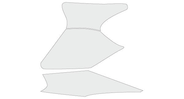 Tank Grips Clear Paint Protection Film For MV Agusta Turismo Veloce 2021-Current