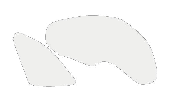 Tank Grips Clear Paint Protection Film For Suzuki GSR 750 2011-2016