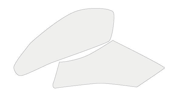 Tank Grips Clear Paint Protection Film For Suzuki GSX-S 1000 2015-2020
