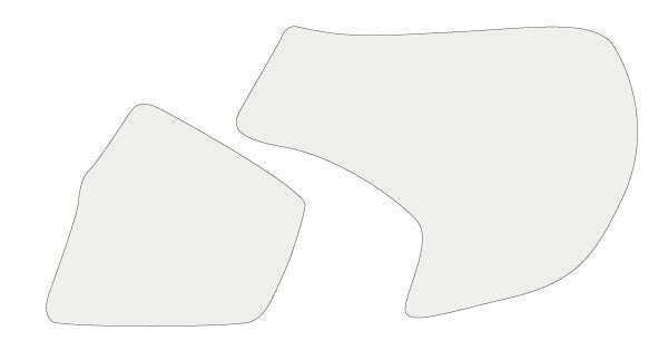 Tank Grips Clear Paint Protection Film For Yamaha MT-09 2013-2020