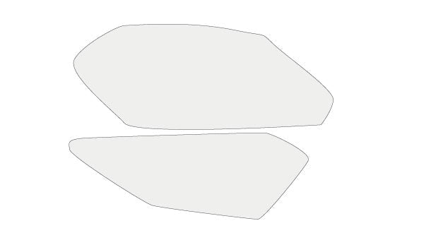 Tank Grips Clear Paint Protection Film For Yamaha YZF-R1 2009-2014