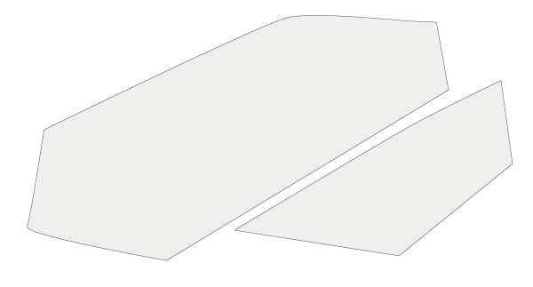 Tank Grips Clear Paint Protection Film For Yamaha YZF-R6 2006-2007