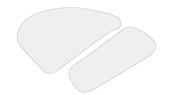 Tank Grips - Pair Clear Gloss Paint Protection Film For Kawasaki Ninja 1100 SX 2025-Current
