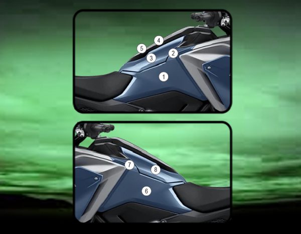 Tank Paint Protection Kit Clear For Honda NC 750 X 2021-Current