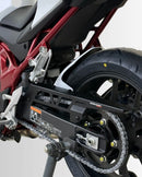 Hugger With Aluminium Chainguard Matt Pearl Glare White [NHB54] For Honda CB750 Hornet 2025>Current