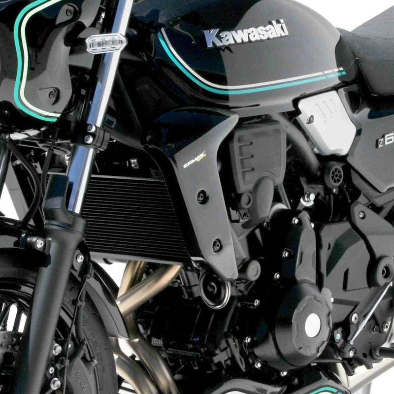 Radiator Cheeks Black Ebony [H8] For Kawasaki Z650 RS 2022-2024