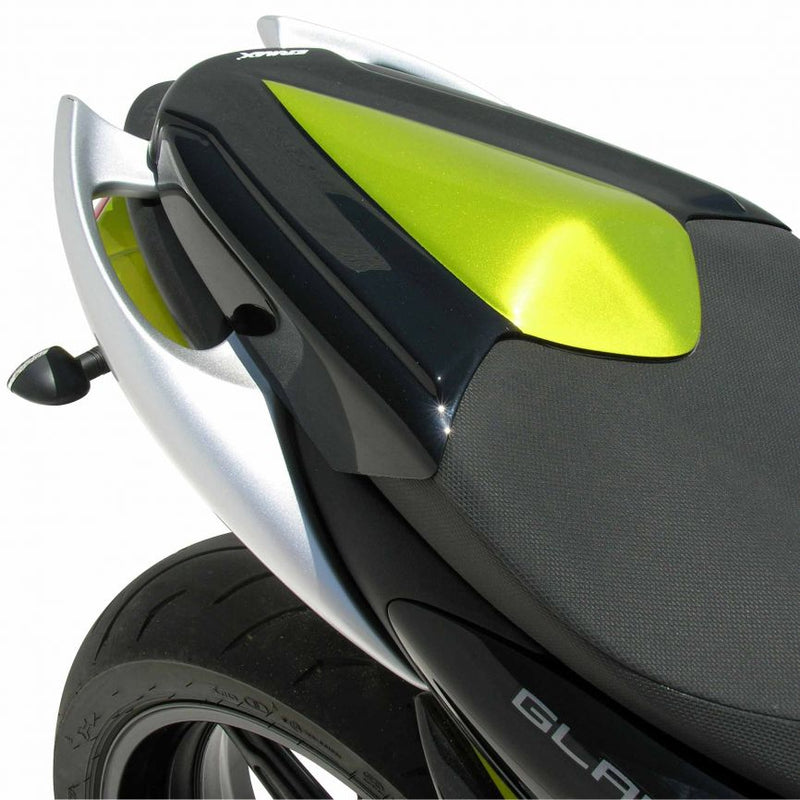 Seat Cowl Pearl Nebular Black [YAY]/Metallic Lush Green [YRD] For Suzuki SFV 650 Gladius 2009-2015