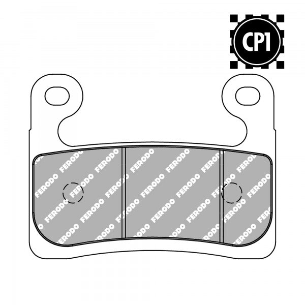 FDB2321 Ceramic CP1 Racing Compound Pad