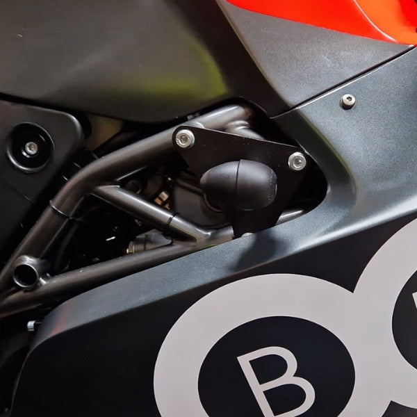 Bullet Frame Slider Street Set Black For Kramer 890 GP 2021-2022