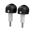 XL Bullet Frame Slider Street Set Black For Kawasaki Ninja H2 SX SE 2018-Current