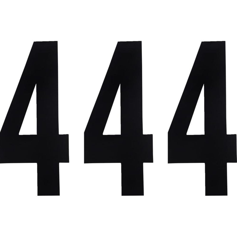 Factory Effex Standard-4 Numbers Black - 8 Inch