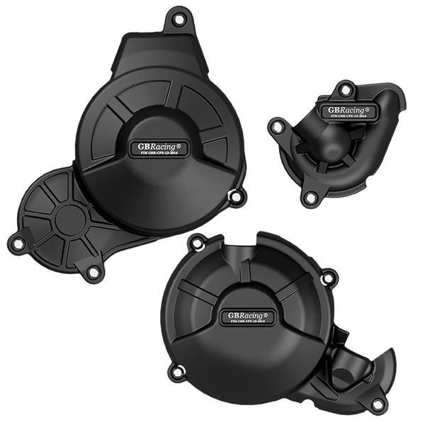 Engine Cover Set Black For Aprilia Tuareg 660 2022-Current