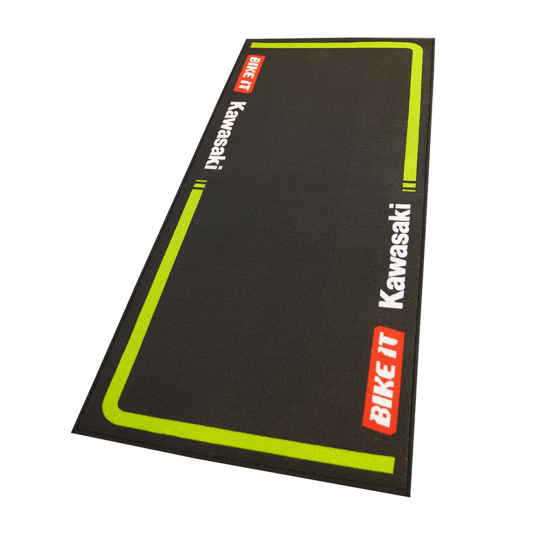 Kawasaki MX2 Motocross Race Team Garage Mat 190 X 80cm