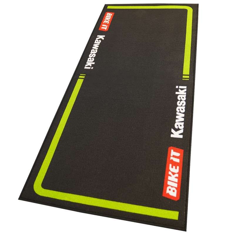 Kawasaki MX2 Motocross Race Team Garage Mat 240 x 100cm
