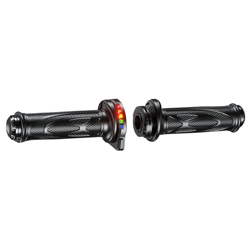 Commander Heated Grips With Integral Throttle Sleeve 22.2mm